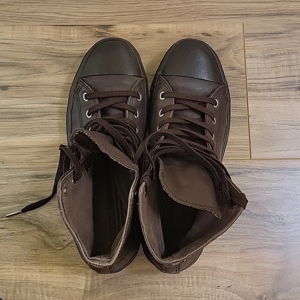 Converse brown leather, size US 10 - Picture 12 of 14